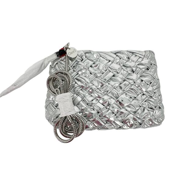 CLARE V. Estelle Crossbody Clutch in Specchio Puffy Woven - Picture 6 of 15